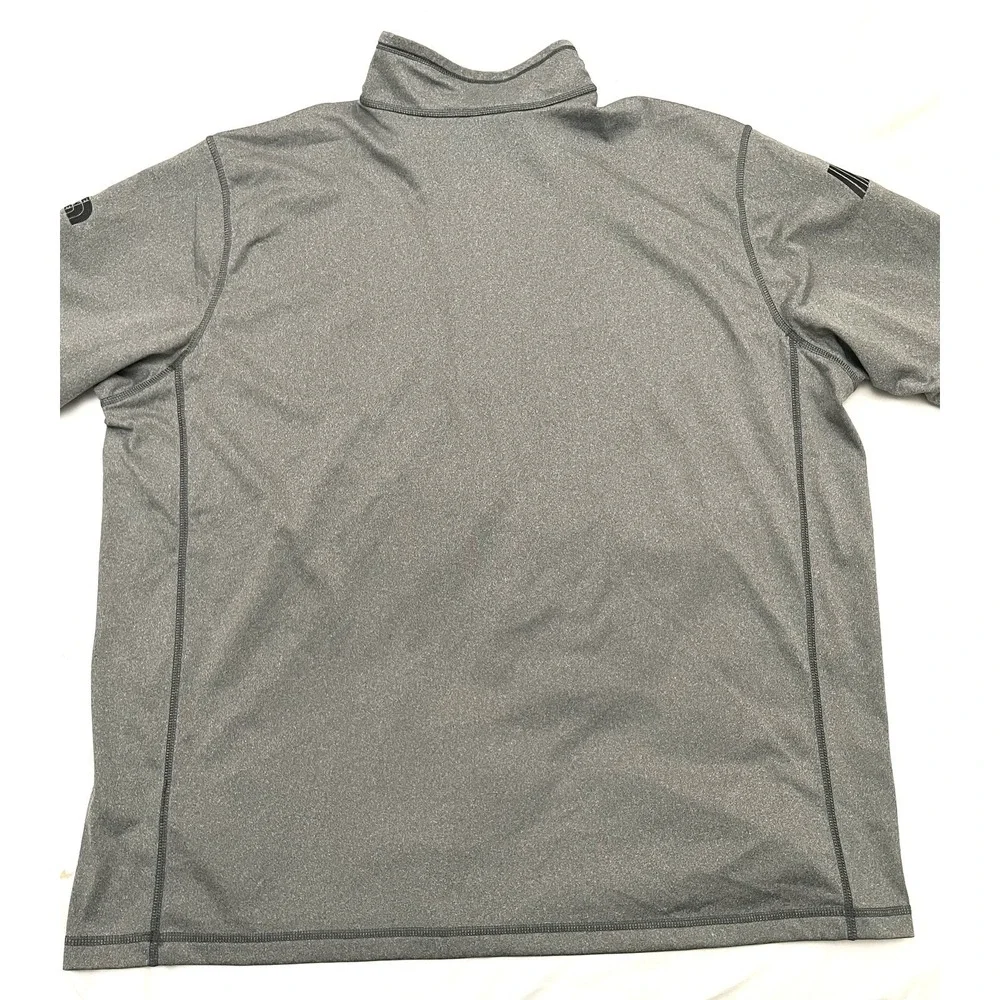 NEW The North Face Tech 1/4 Zip‎ Fleece 3XL Asphalt Heather Gray Lined Stretch